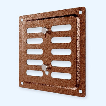 1010MER Antique copper ERA Решетка вентиляционная MER регулируемая 100x100 окраш.сталь Antique copper 1010MER Antique copper ERA Решетка вентиляционная MER регулируемая 100x100 окраш.сталь Antique copper